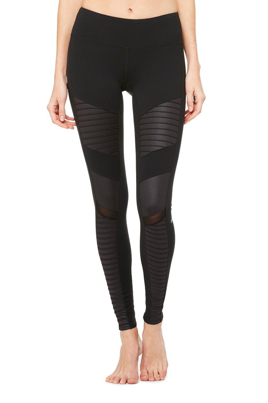 Black Moto Yoga Workout Leggings (L/XL) – Lilli & Yve