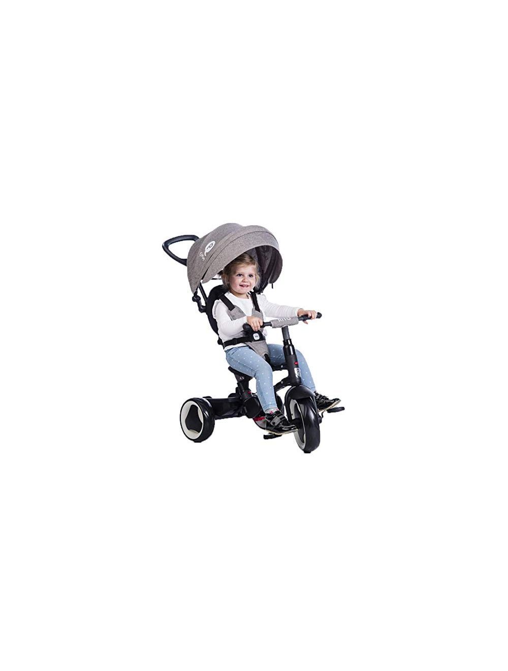 Q play rito folding trike best sale grey