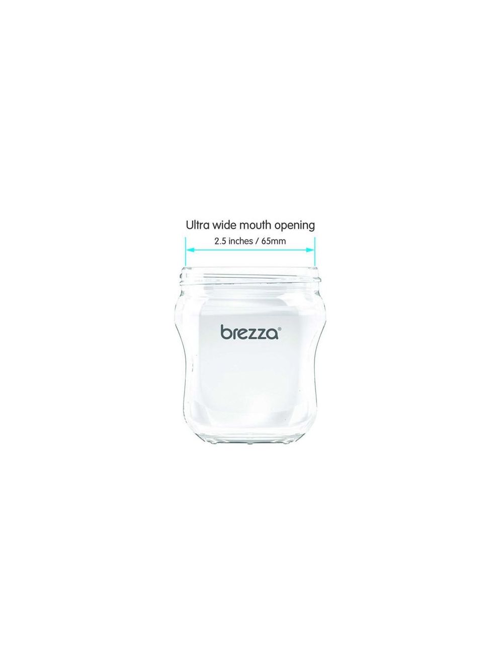 Baby brezza glass bottle hot sale set