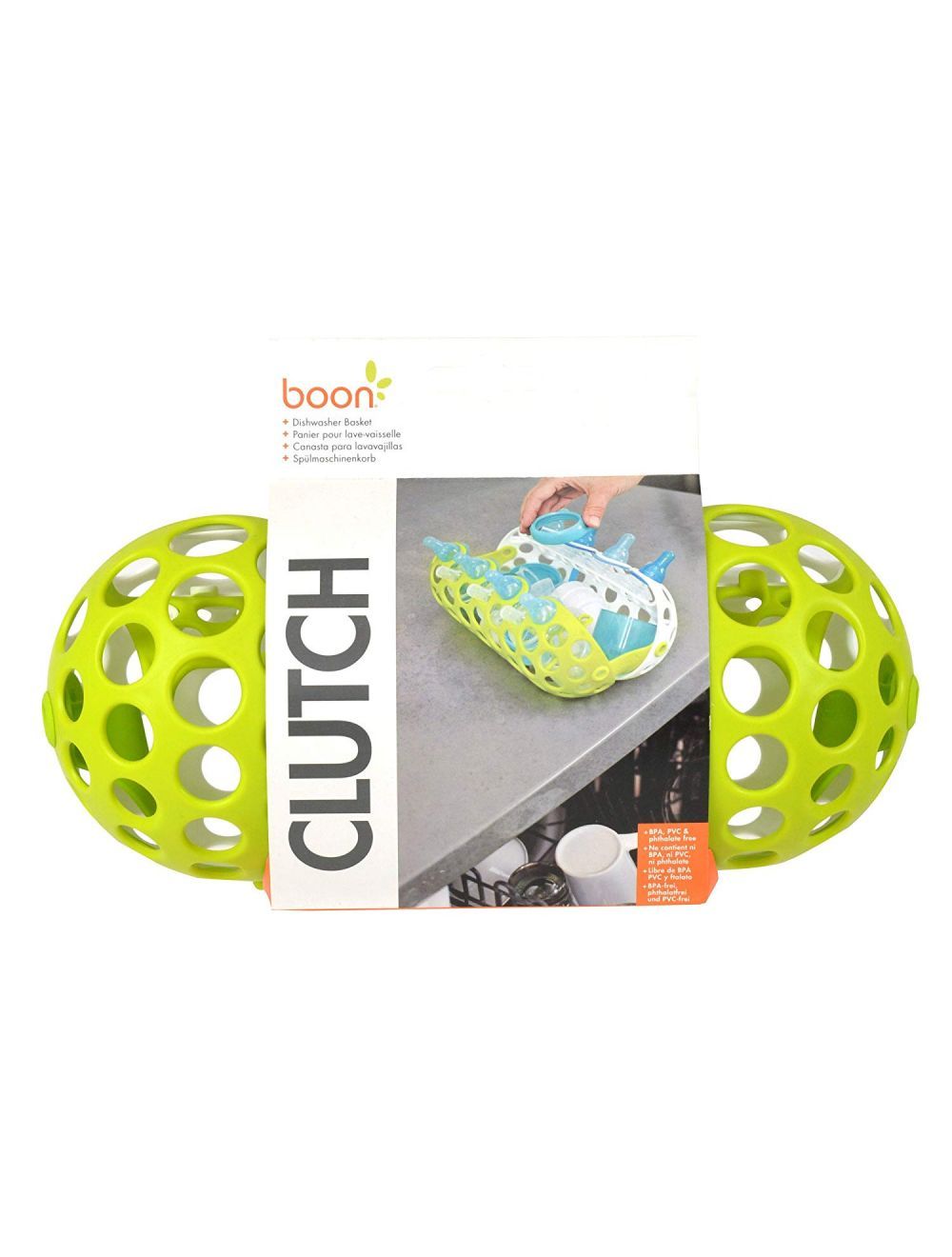 Boon Clutch Dishwasher Basket,Green 