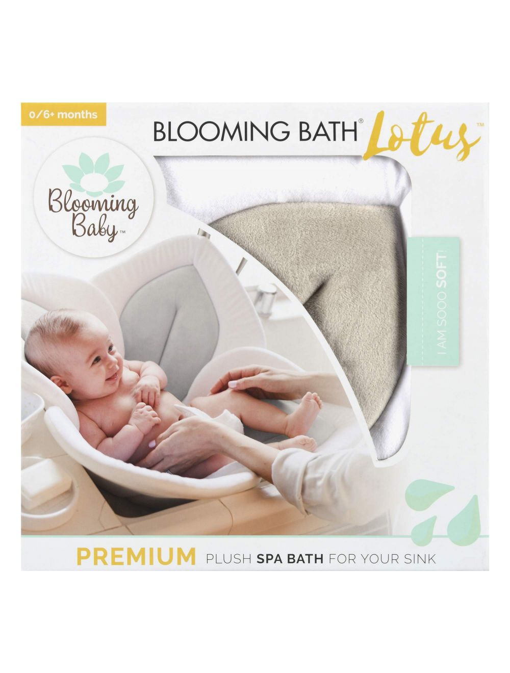 Blooming lotus baby bath top