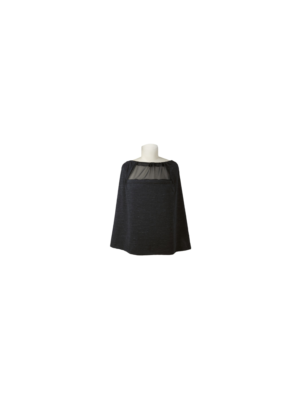 Skip Hop Grab Go Hide Chic Nursing Scarf Black Heather