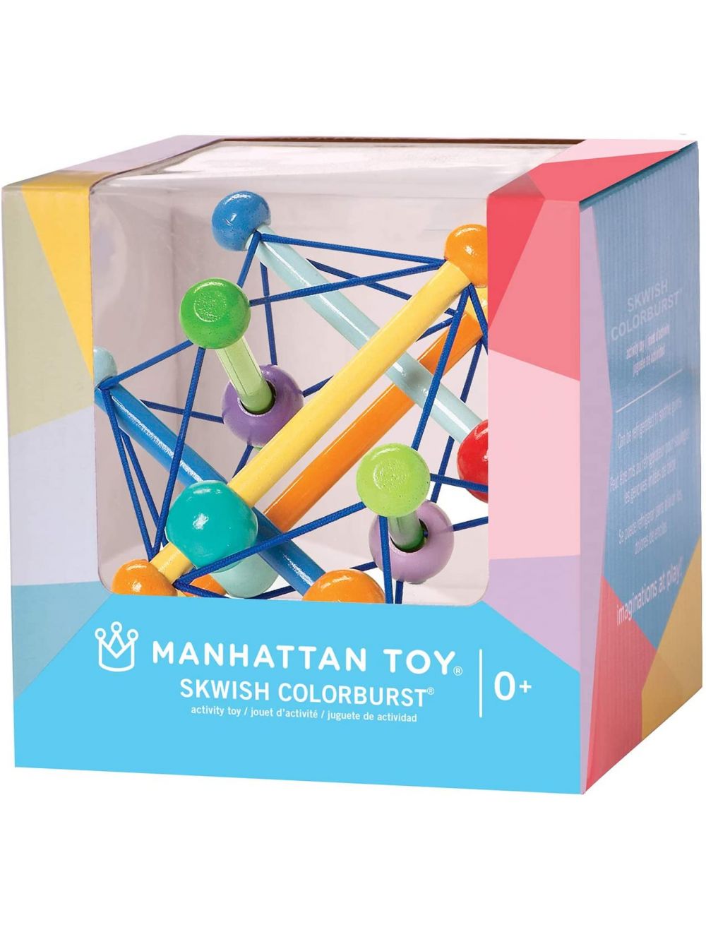 Manhattan toy atom rattle & teether grasping activity baby toy deals