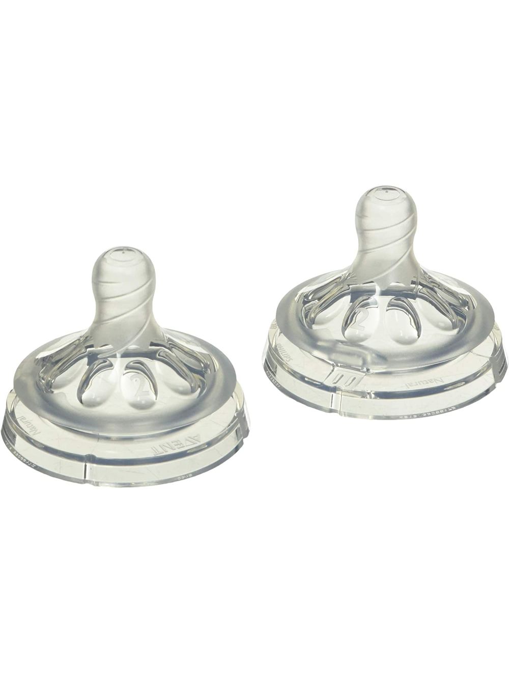 Philips AVENT Anti colic Baby Bottle Slow Flow Nipple 2 Pack 1m