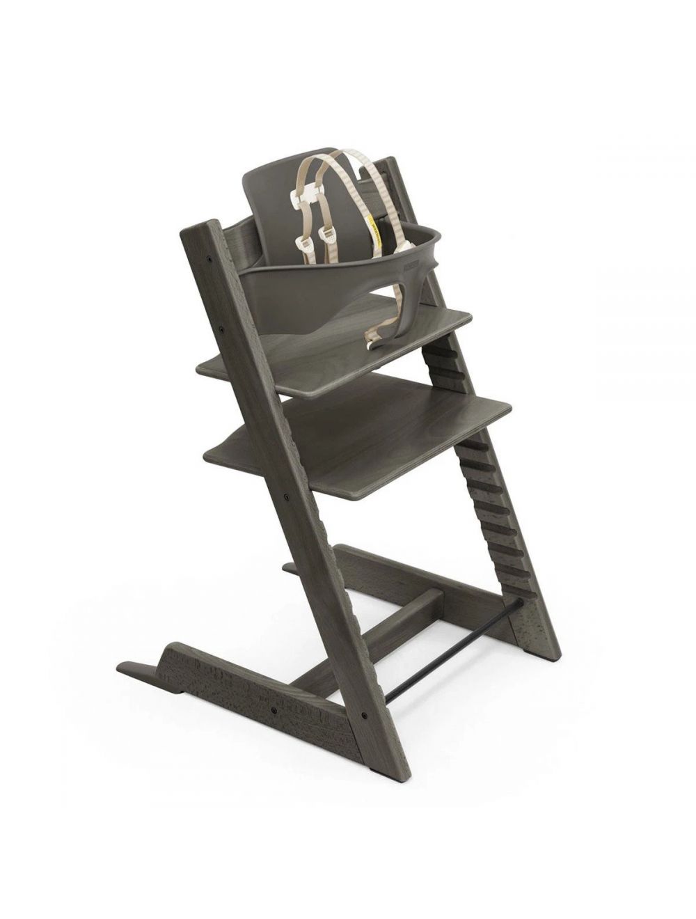 Stokke Tripp Trapp High Chair with Baby Set - Hazy Grey