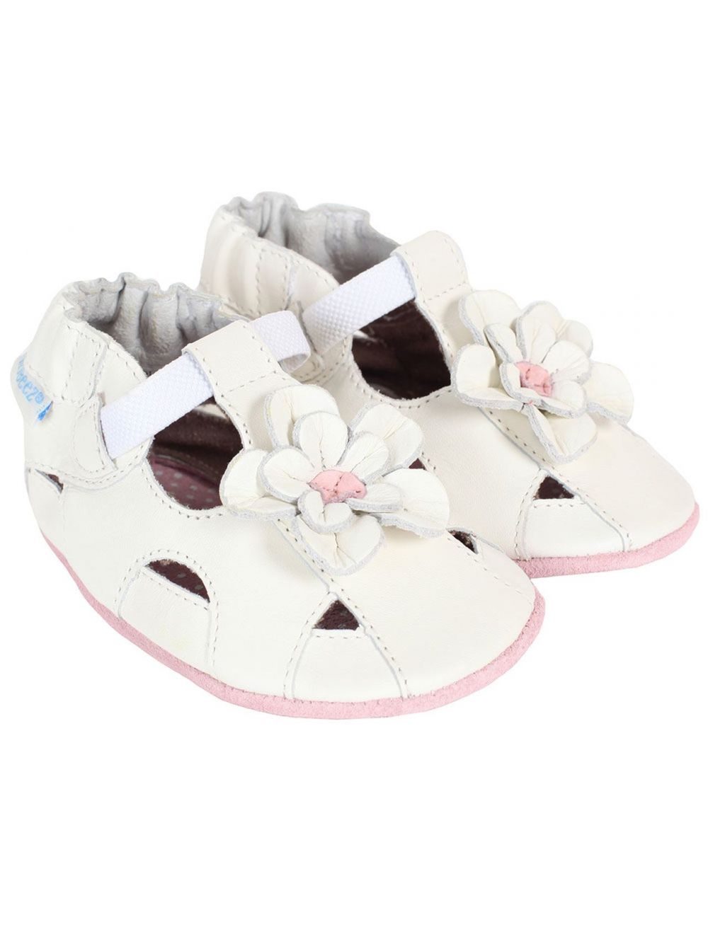 Robeez Soft Soles toddlers 18-24 months Pretty pansy pink