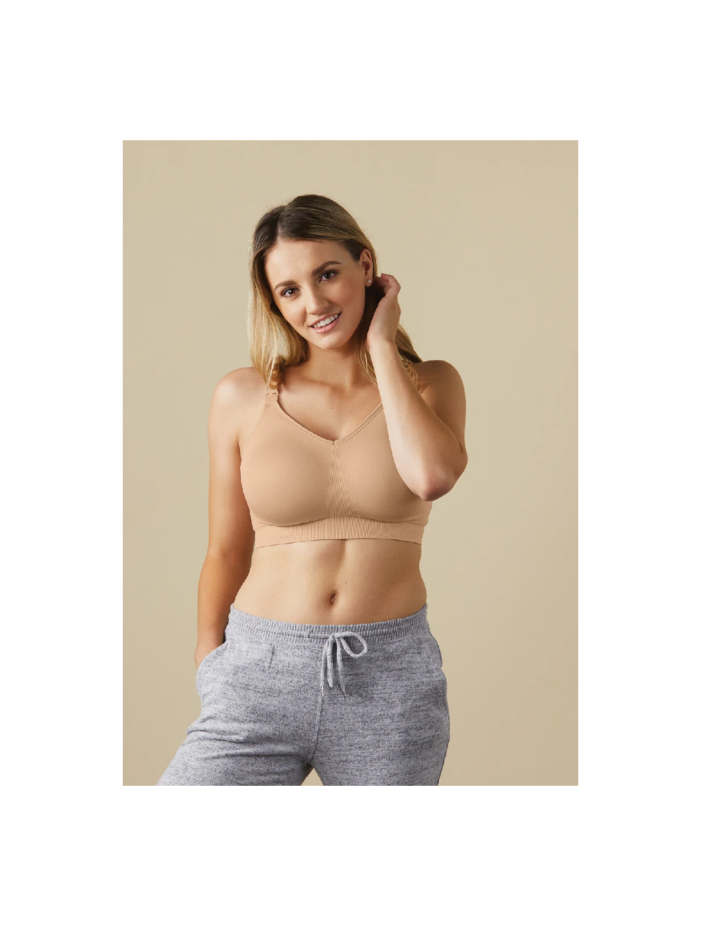 Bravado Designs The Body Silk Seamless Nursing Bra - Butterscotch Size XL