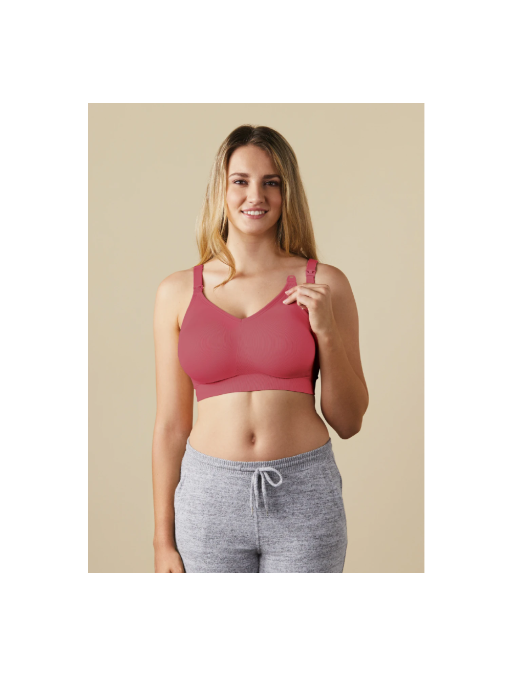 Bravado Designs The Body Silk Seamless Nursing Bra - Lipstick Size M