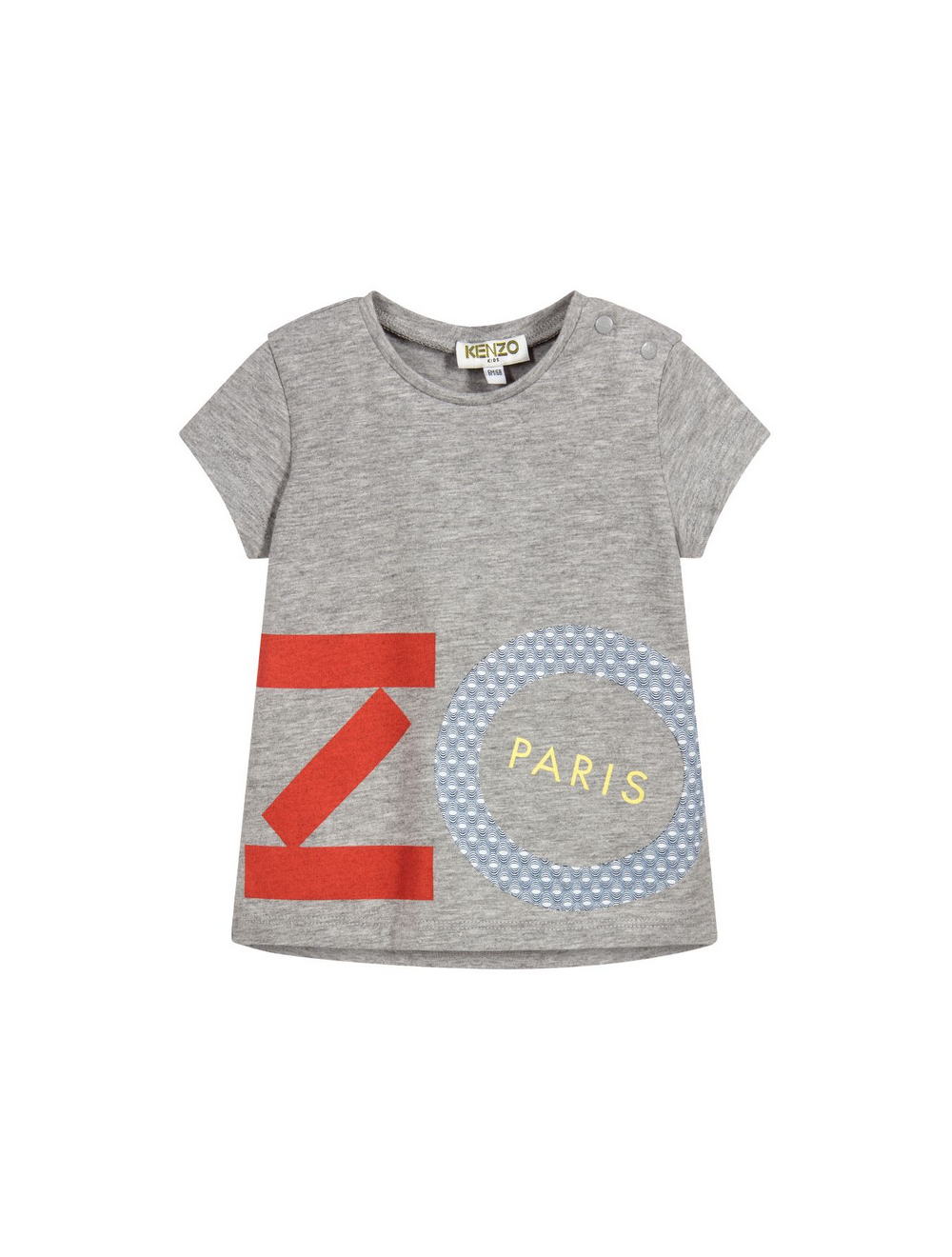 Kenzo Kids Baby Girls Cotton Logo T Shirt 1A