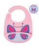 Skip Hop Zoo Fold & Go Silicone Bib-Butterfly