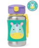 Skip Hop Zoo Stainless Steel Straw Bottle - Unicorn 12oz