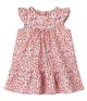 Petit Bateau Robe Short Sleeves Dress Flower