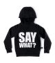 Nununu Say What Fluffy Hoodie Black