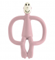 Matchstick Monkey Animal Teething Toy in Dusty Pink