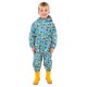 Jan & Jul Kids Cozy-Dry Rain Play Suit Fleece Lined - Under Construction 2T