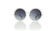 WINKNIKS SIENNA Brushed Silver Stainless Steel Frame - Dusk Gradient Lens