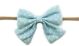 Baby Wisp Headband Sailor Bow Blue & White - Polka Dots 3-12m