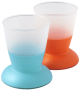 BabyBjorn Cup-Orange/Turquoise 2Pck