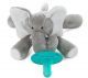 WubbaNub 懸掛式毛絨玩具安撫奶嘴 - Elephant