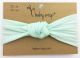 Baby Wisp Headband Nylon Turban Knot - Mint 3-12m