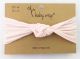 Baby Wisp Headband Nylon Turban Knot - Pale Pink 3-12m
