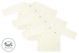 Nest Designs Basics Organic Cotton Ribbed Kimono Long Sleeve T-Shirt (3 Pack) - White 0-3M