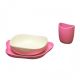 Beco Feeding Set Eco-friendly -Pink