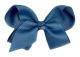Baby Wisp Pinch Clip Americana 4'' Bow - Antique Blue