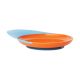 boon CATCH Plate Toddler Plate with Spill Catcher - Blue/Orange