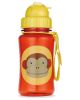 Skip Hop Zoo Straw Bottle 12 oz -Monkey