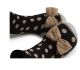 Collegien Shoe Socks Chaussons Customises Disco Gold Viva