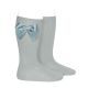 Condor Knee-High Socks With Grossgrain Bow Verde Seco