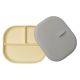 Loulou Lollipop Divied Plate with Lid - Sunny Yellow