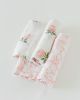 Little Unicorn Organic Cotton Muslin Swaddle 2 Pack Watercolor Rose