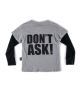 Nununu Don't Ask T-shirt Heather Grey