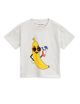 Mini Rodini Banana SP Tee - Off White