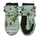 Flapjackkids Water Repellent Ski Mittens - Bear Green - Large 4-6Y+