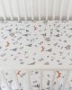 Little Unicorn Cotton Muslin Crib Sheet Forest Friends