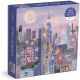 Galison City Lights 1000 Piece Puzzle In a Square box