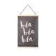 Gautier Studio Canvas Wall Hanging Bla Bla