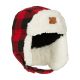 Kombi The Hip Aviator Children Hat Red Buffalo Plaid One Size