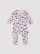 Huxbaby Rainbow Panda Zip Romper - Sugar