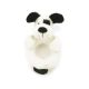 Jellycat Bashful Black & Cream Puppy Ring Rattle