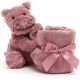 Jellycat Fuddlewuddle Hippo Soother