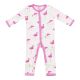 Kyte Baby Printed Romper in Flamingo 12-18 months