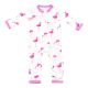 Kyte Baby Printed Zippered Romper in Flamingo 3-6 months