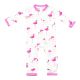 Kyte Baby Printed Zippered Romper in Flamingo 3-6 months