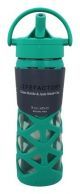 LifeFactory Axis Straw Cap Glass Bottle Aquatic Green 16oz 475ml