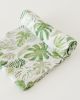 Little Unicorn Cotton Muslin Swaddle Single Tropical Leaf