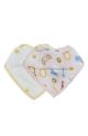 Loulou Lollipop Bandana Muslin Bib 2-Pieces Set - Breakfast Pink